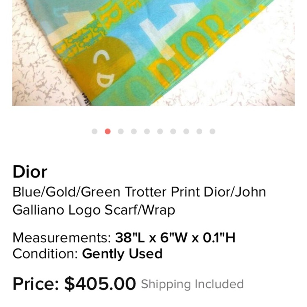 Dior scarf New - Picture 5 of 5